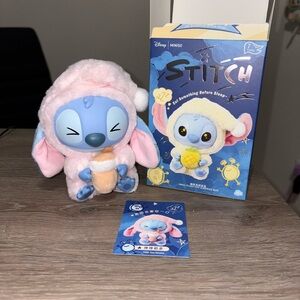 Authentic Miniso Stitch Eat Something Before Sleep Series - Milk Tea Desire